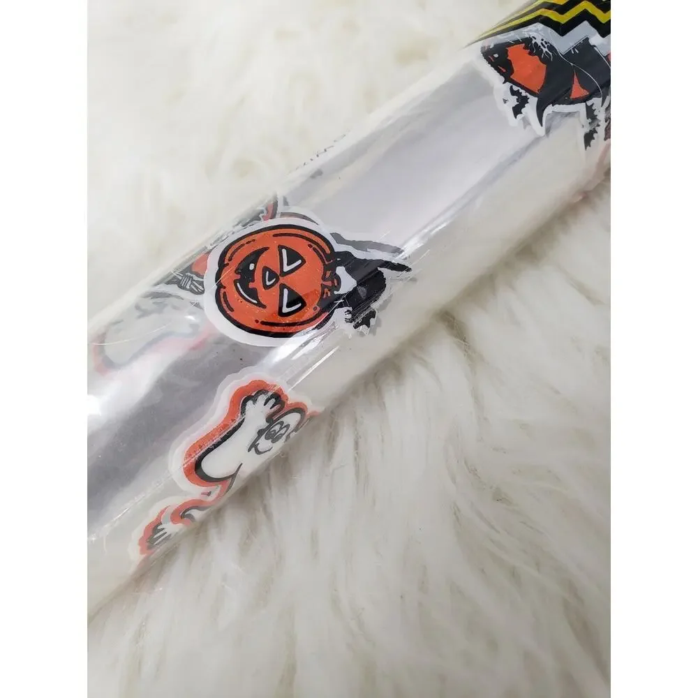 VINTAGE TRANSLUCENT Halloween Ghost‎ Witch Wrapping Paper Gift Wrap Party Retro